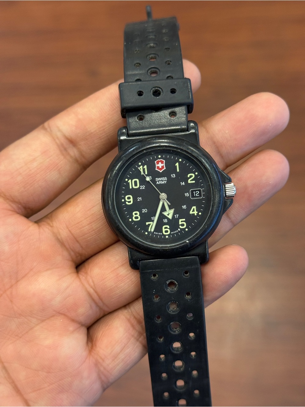 Victorinox Swiss Army Black Sport Watch (not working )